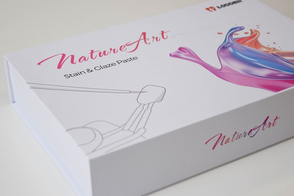 KIT DE TINTES COMPLETO (15 PASTAS + 2 LIQUIDOS + 2 PINCELES DE PORCELANA)