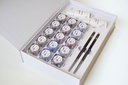 KIT DE TINTES COMPLETO (15 PASTAS + 2 LIQUIDOS + 2 PINCELES DE PORCELANA)