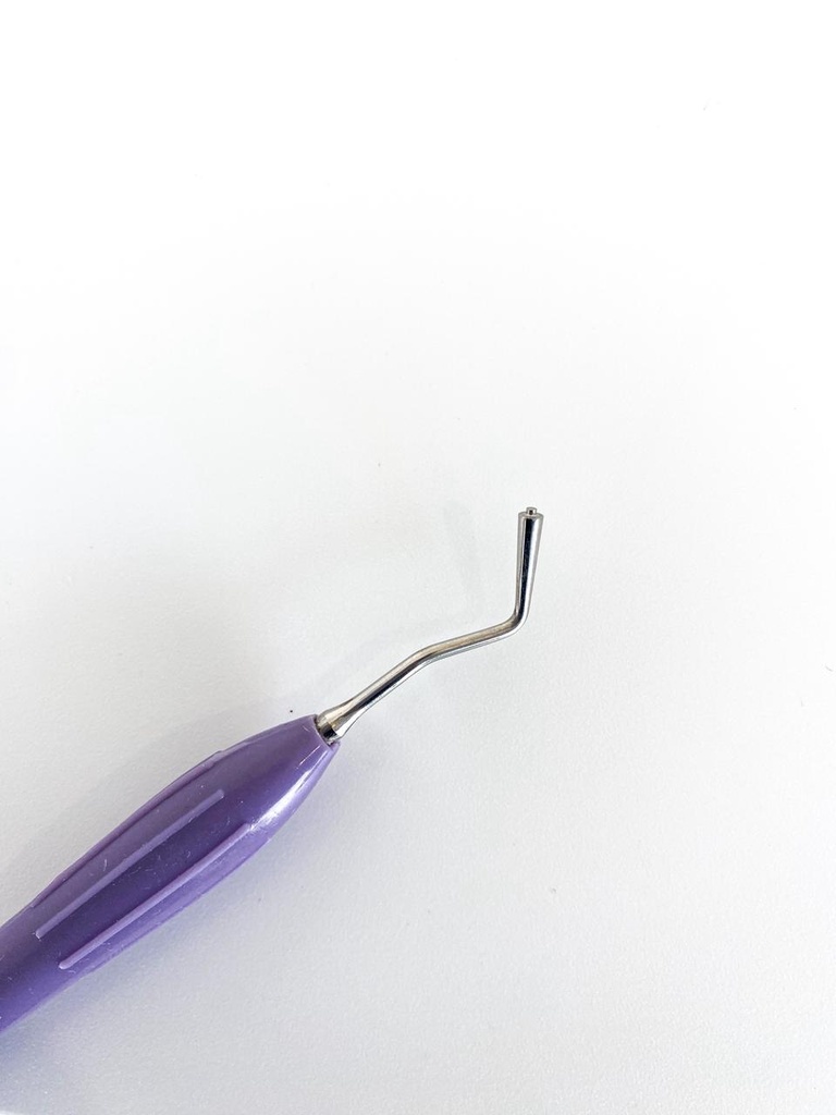 ESPÁTULA PARA COMPOSITE DE MANGO SILICONADO VIOLETA