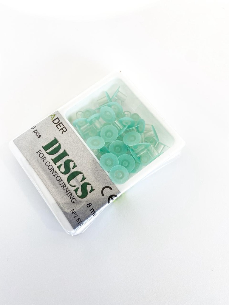 REPOSICIÓN DE DISCOS 8MM VERDES CONTOURNING X40UDS.