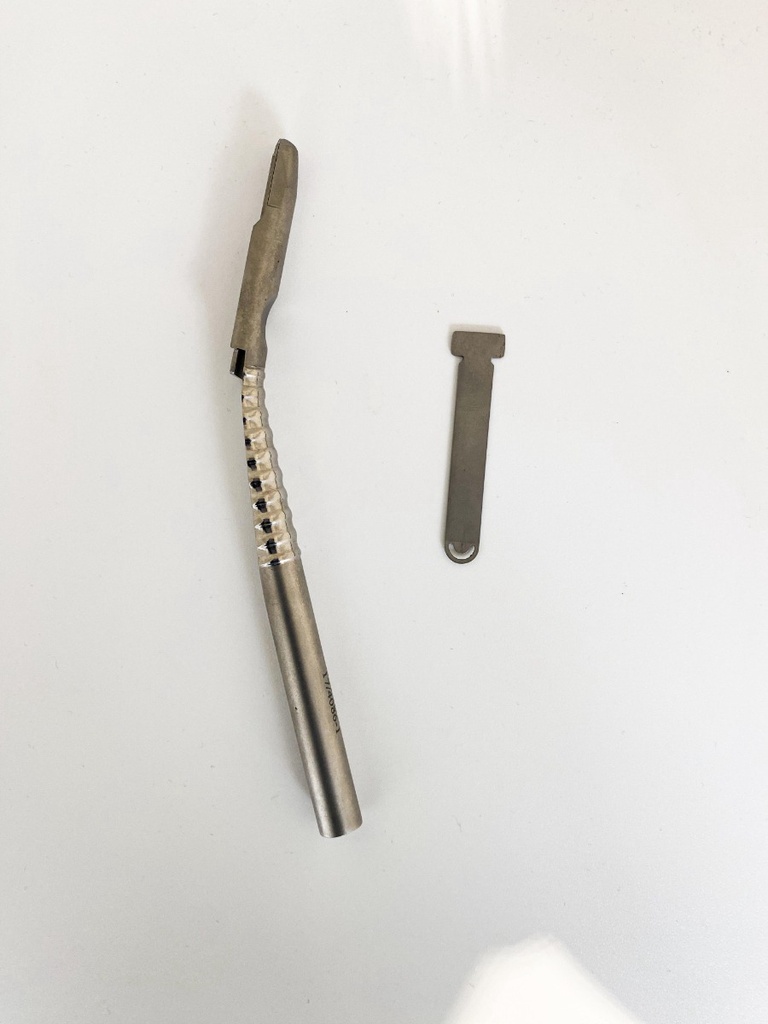 FILO PARA RASPADOR OSEO METALICO BADER