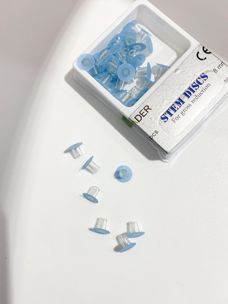 REPOSICIÓN DE DISCOS 8MM GROSS REDUCTION X40UDS. AZUL