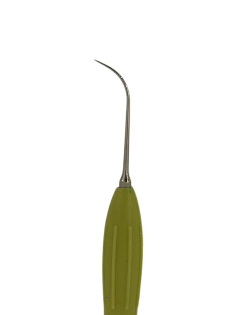 ESPÁTULA PARA COMPOSITE DE MANGO SILICONADO VERDE