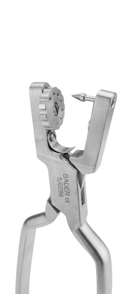 PINZA PERFORADORA DE GOMA DIQUE FÓRCEPS AINSWORTH