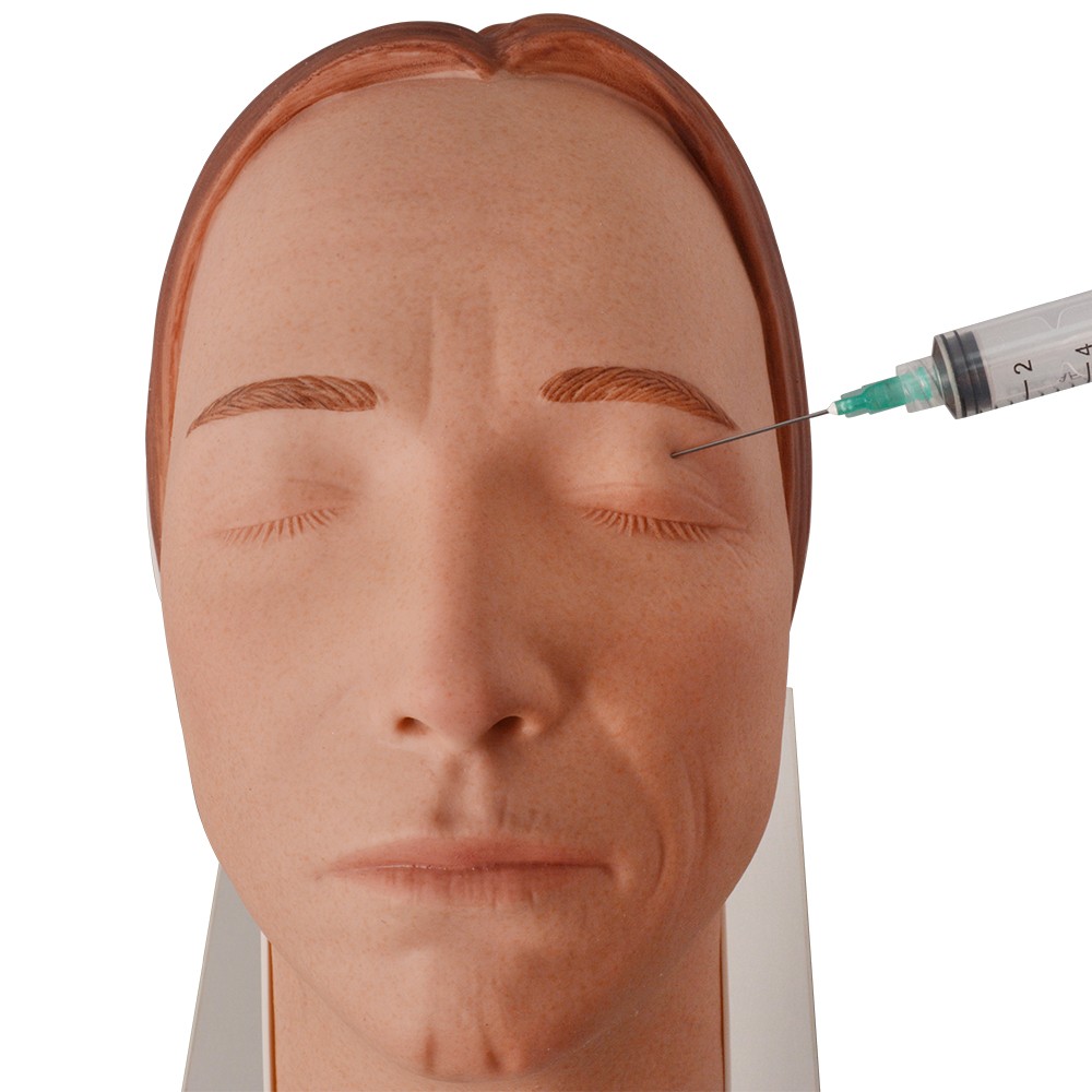 MODELO FACIAL PARA PRÁCTICAS DE INYECCIÓN EN ESTÉTICA