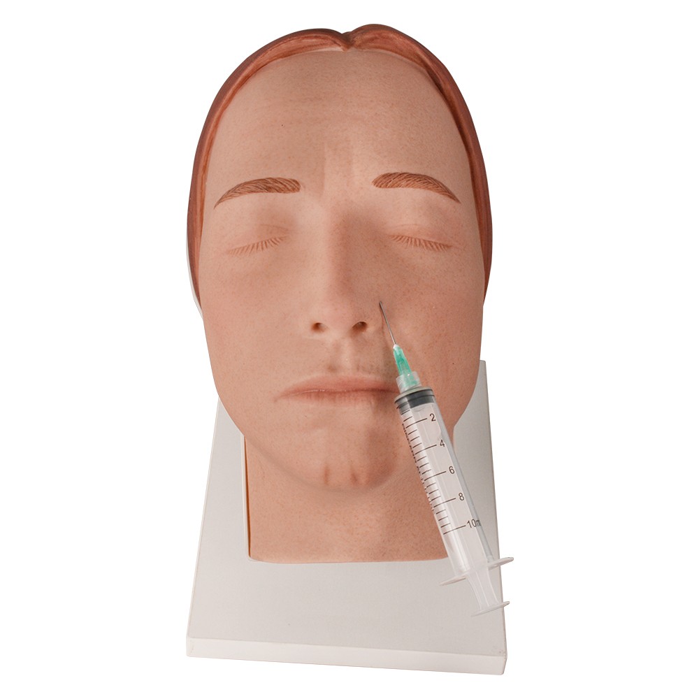 MODELO FACIAL PARA PRÁCTICAS DE INYECCIÓN EN ESTÉTICA