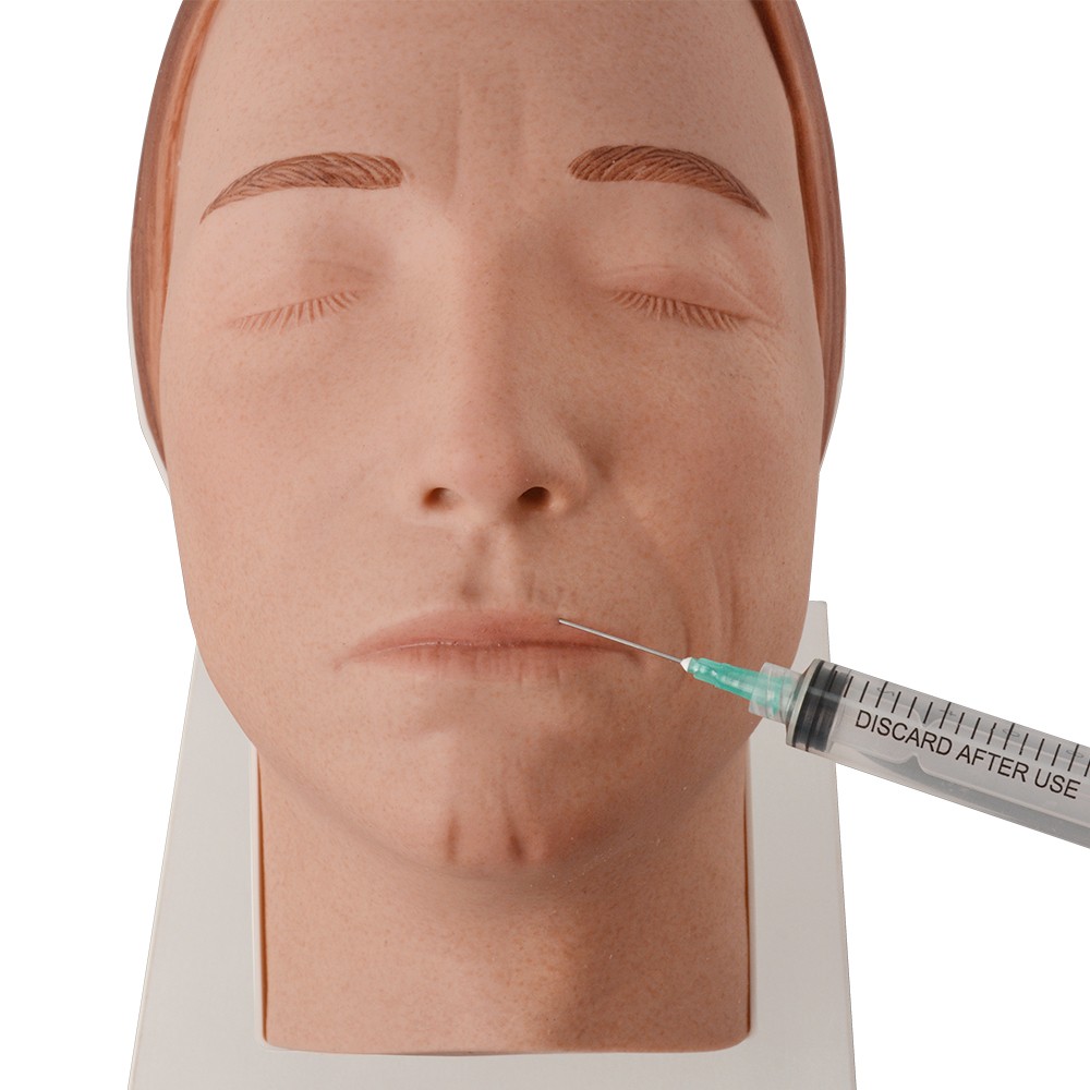 MODELO FACIAL PARA PRÁCTICAS DE INYECCIÓN EN ESTÉTICA