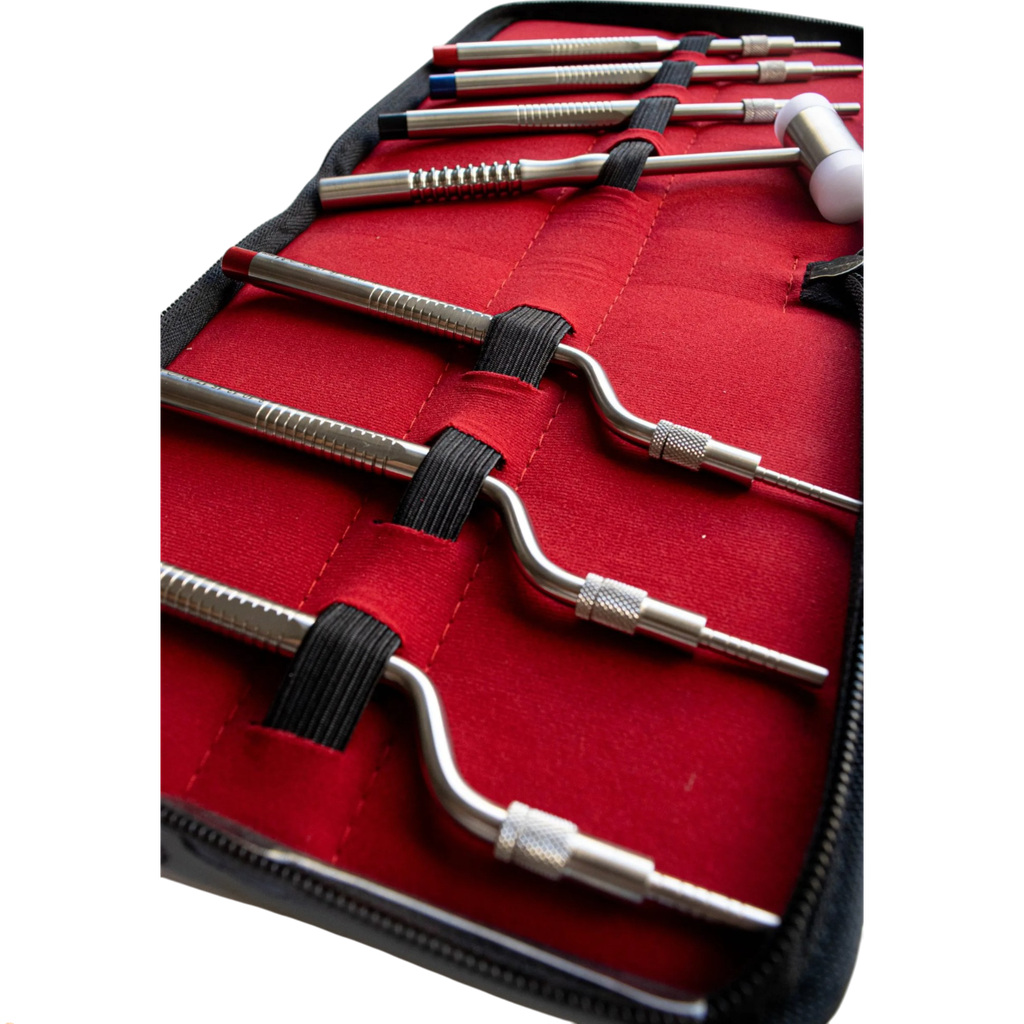 KIT DE OSTEOTOMOS CON MARTILLO