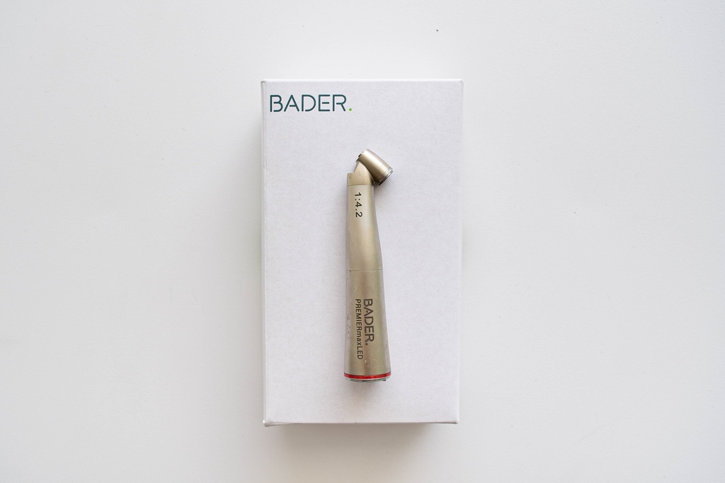 CONTRA ÁNGULO MULTIPLICADOR 45 1:4,2 ROJO FIBRA OPTICA IRRIGACION INTERNA