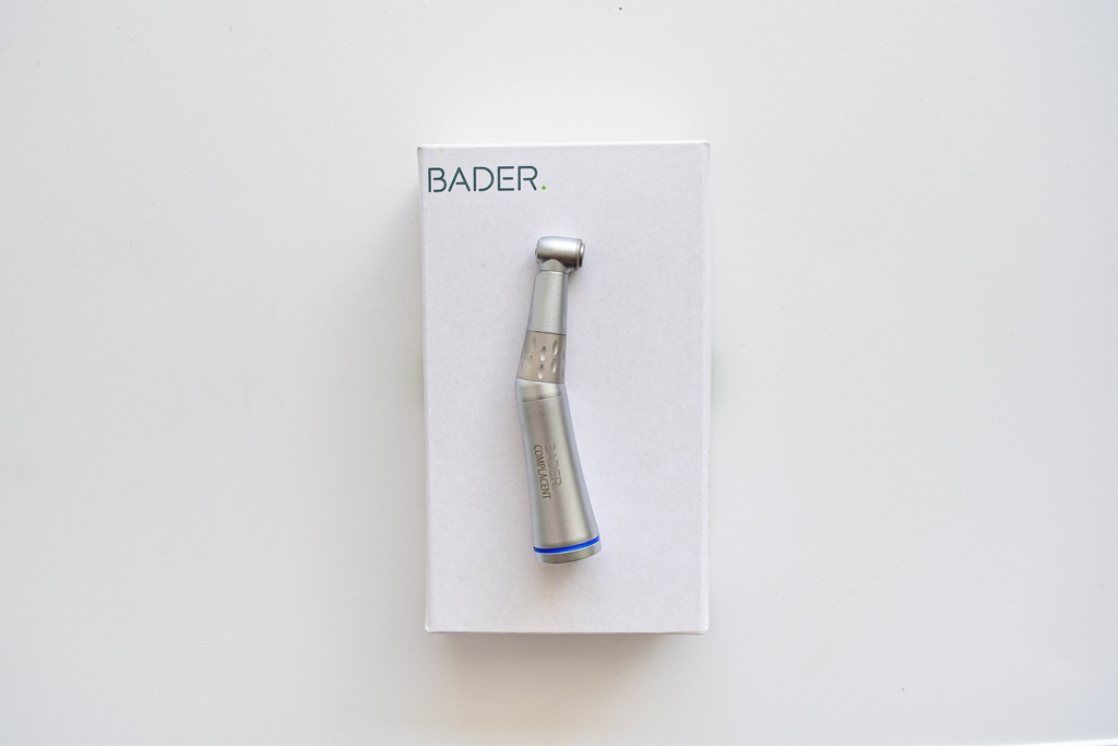 CONTRA ÁNGULO COMPLACENT 1:1 AZUL CABEZAL INTERCAMBIABLE IRRIGACION INTERNA