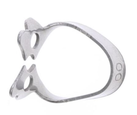 CLAMP 00 AISLAMIENTO DENTAL ACERO INOXIDABLE