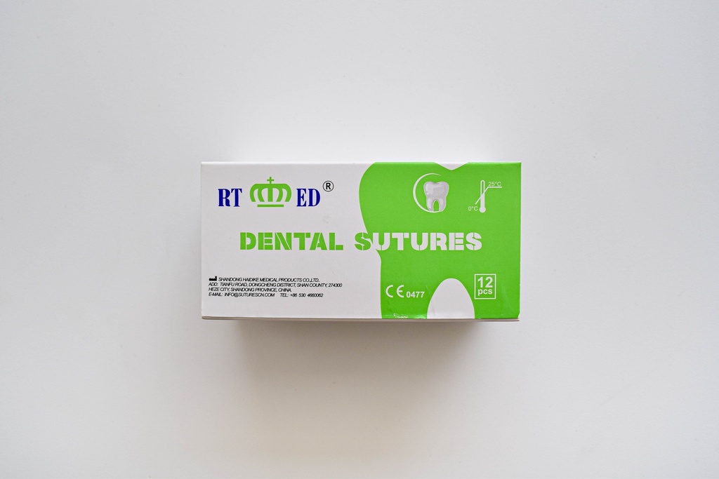 Pack de SUTURA DE NYLON 4/0.75cm LONGITUD- AGUJA 3/8 DE CÍRCULO Y 19mm LARGO x120