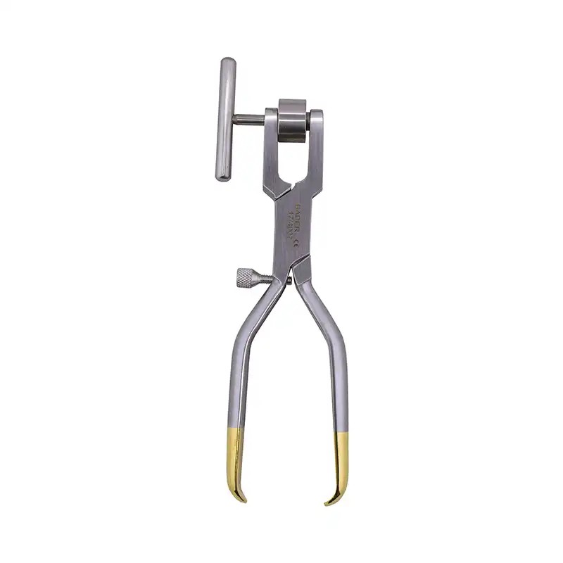 TRITURADOR DE HUESO CON DIENTES DE TITANIO PINZA