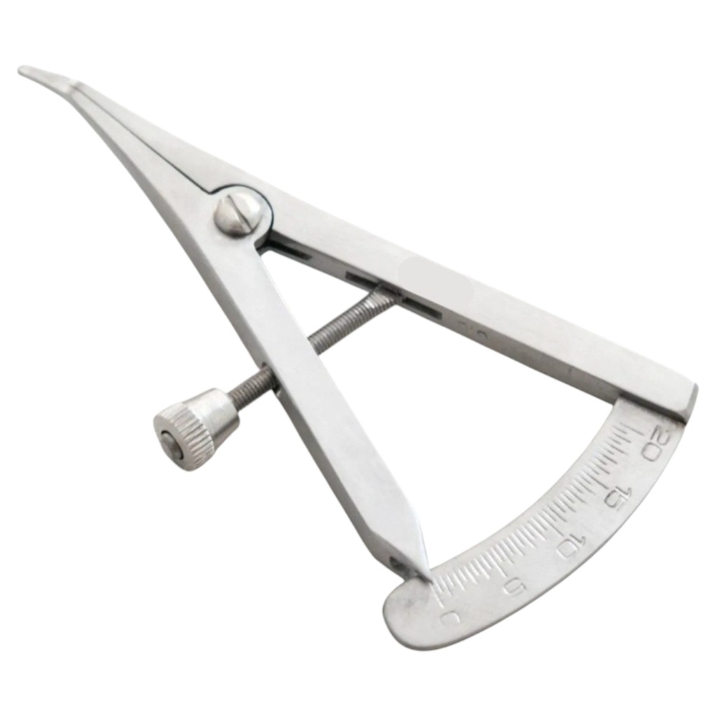 CALIBRE ÓSEO CON PUNTA ANGULADA