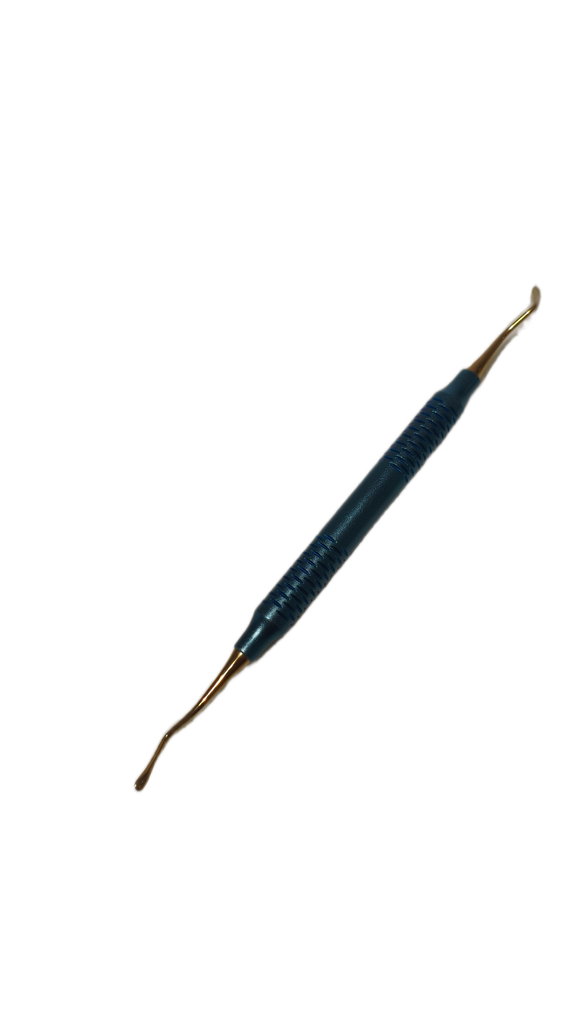 TUNELIZADOR ACODADO VESTIBULAR AZUL Y DORADO