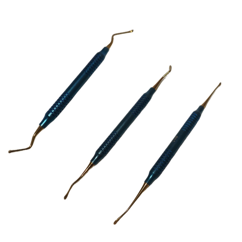 KIT DE 3 TUNELIZADORES AZUL Y DORADO