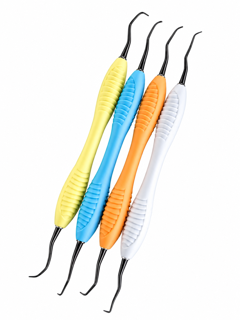 KIT DE 4 CURETAS GRACEY + CASETE METALICO - BADERMASTER