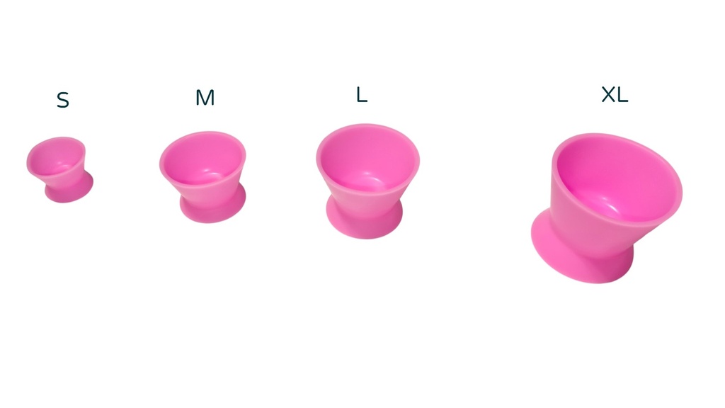 VASOS DAPPEN SILICONADOS ROSAS X4UDS.