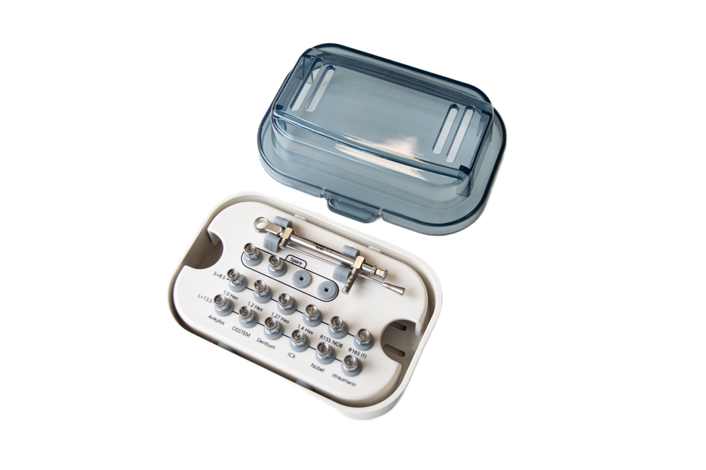 KIT PROTETICO DE DESTORNILLADORES CON TORQUIMETRO AGUJA