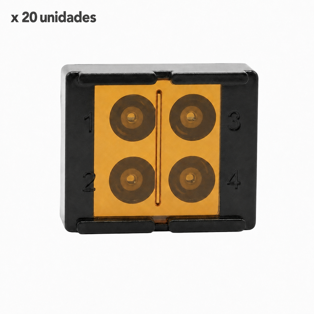 CAJA FOTO RESISTENTE PARA COMPOSITE NEGRA x20