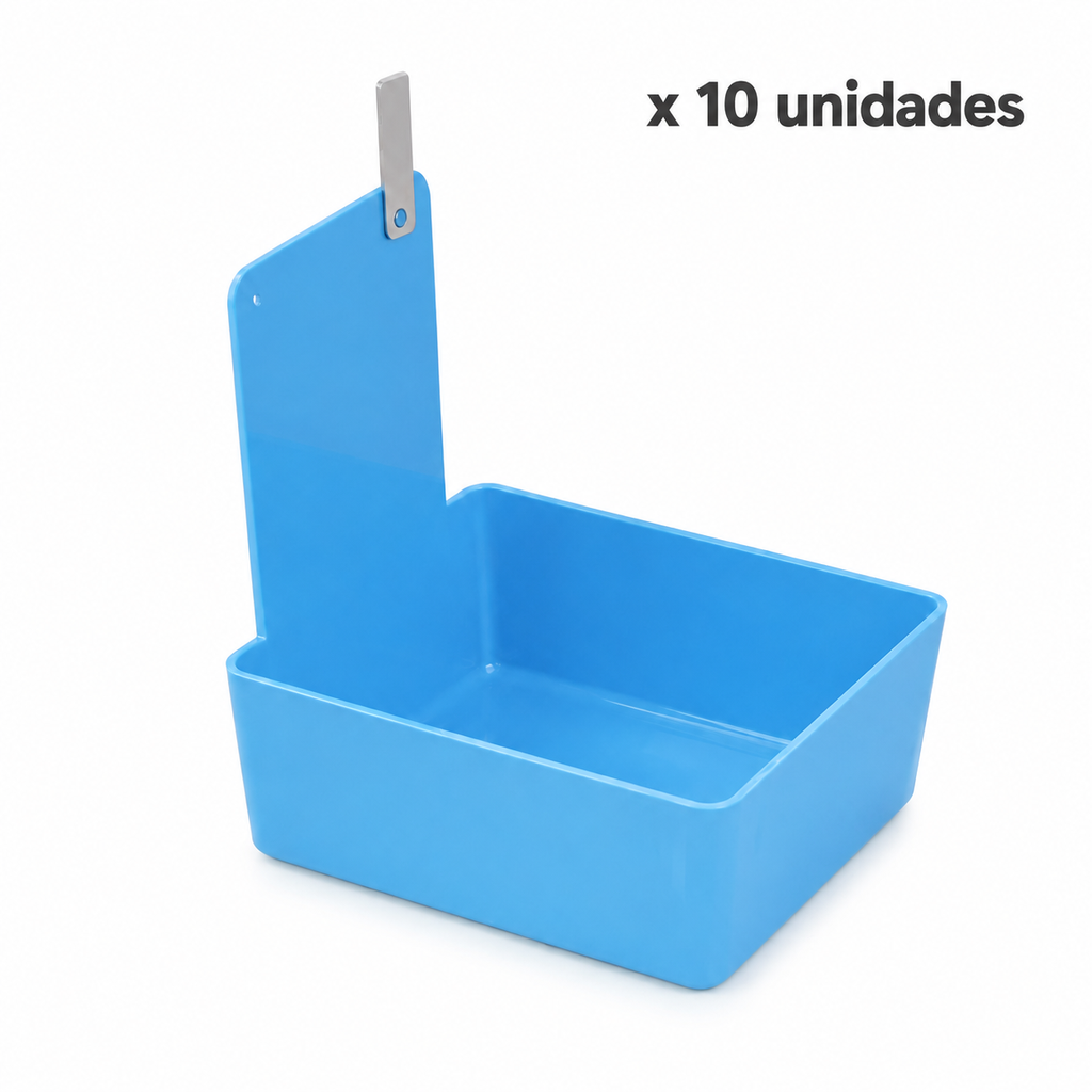 GAVETA PARA MODELOS COLOR CELESTE x 10 uds