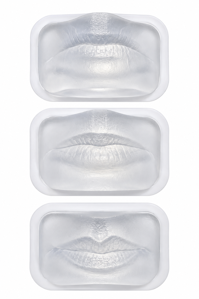 MODELOS DE ENVEJECIMIENTO LABIAL TRANSPARENTES (3 TIPOLOGIAS DISTINTAS)