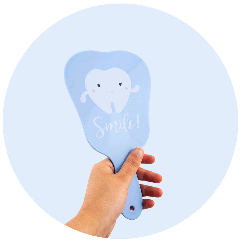 ESPEJO MOLAR MOLLIE Blanco