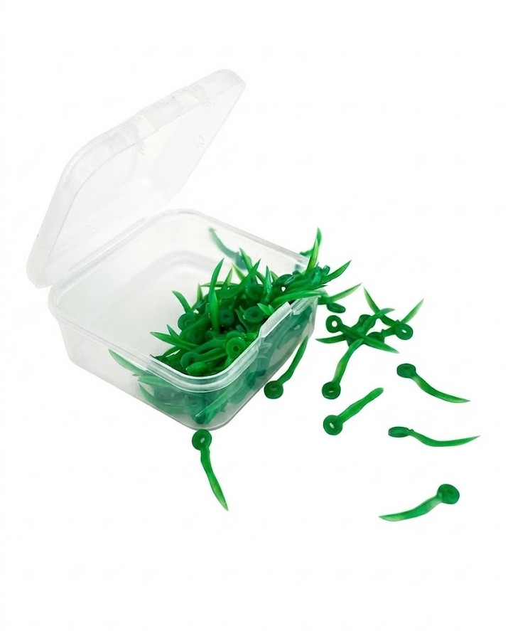 CUÑAS PLASTICAS VERDES (100 UNIDADES)