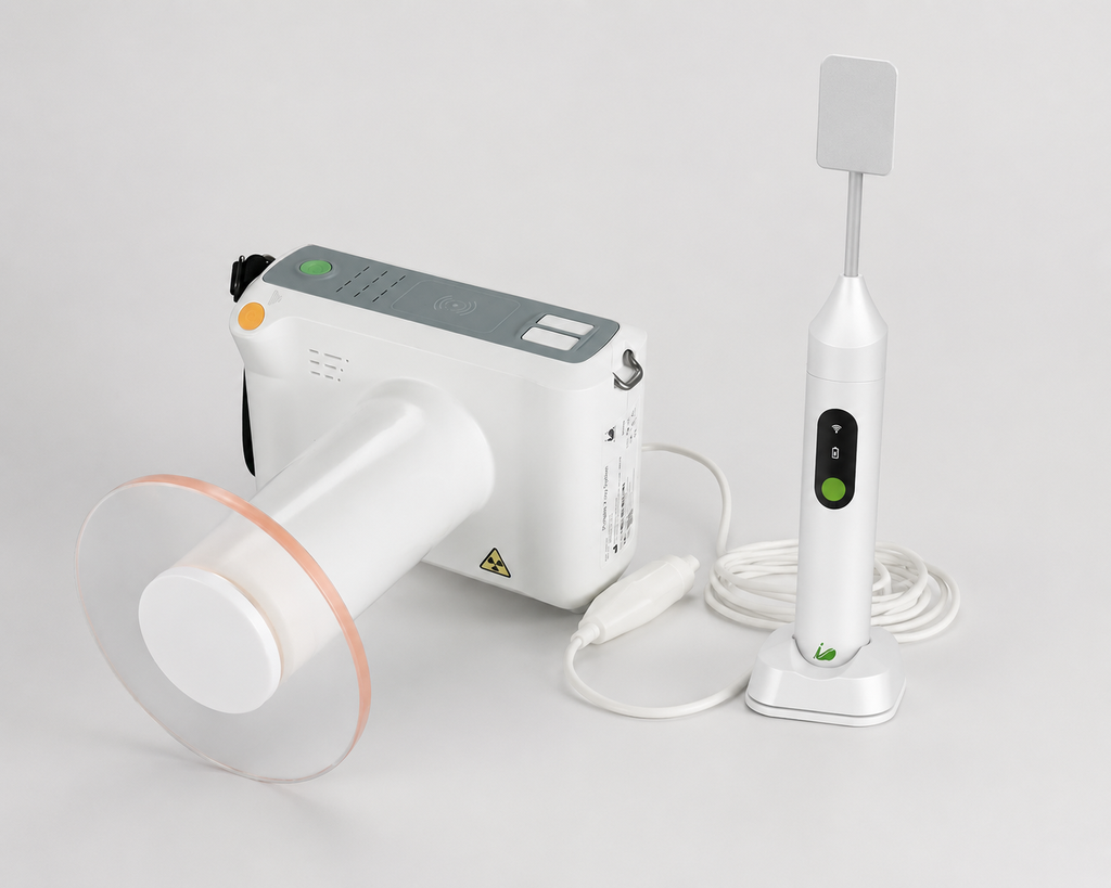 Equipo de Rx Portatil con visor de radiografias iRay y RVG inalámbrico wifi, bluetooth iRay