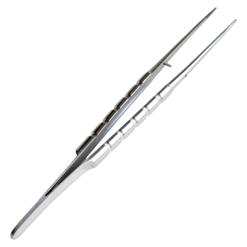 PINZA MICROQUIRURGICA DE MANO IZQUIERDA GRIS 