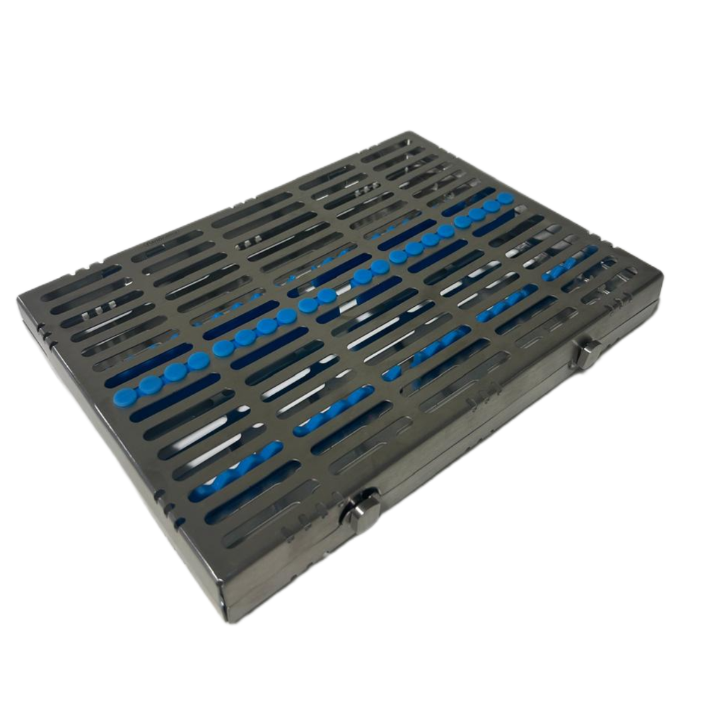 CASETTE METALICO PORTAINSTRUMENTOS 20PCS.