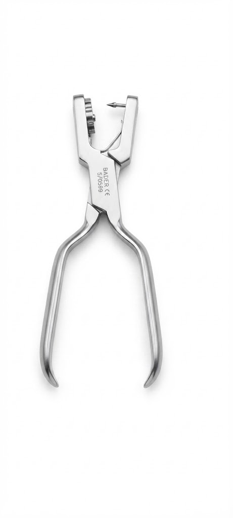 PINZA PERFORADORA DE GOMA DIQUE FÓRCEPS AINSWORTH
