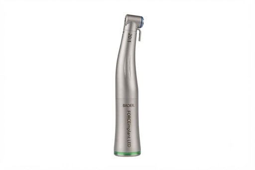 [0610005] CONTRA ÁNGULO REDUCTOR FORCEIMPLANT 20:1 VERDE FIBRA OPTICA IRRIGACION EXTERNA