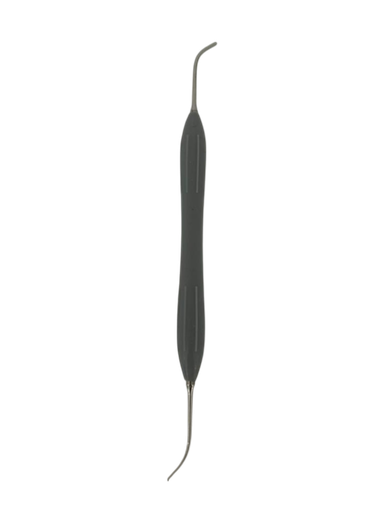 [17/4065-8] ESPÁTULA PARA COMPOSITE DE MANGO SILICONADO GRIS