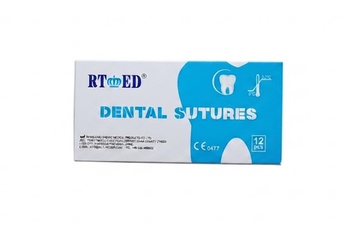 [SUT0001x120] KIT DE SUTURA DE SEDA 3/0.75cm LONGITUD- AGUJA 3/8 DE CÍRCULO Y 19mm LARGO x 120 uds