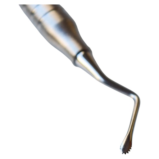 [C0048] CURETA PARA HUESO CON DIENTES