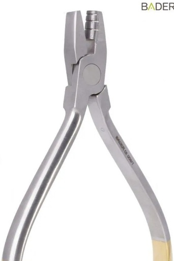 [C0006] ALICATE DE LA ROSA CON RANURAS PARA ORTODONCIA BADER