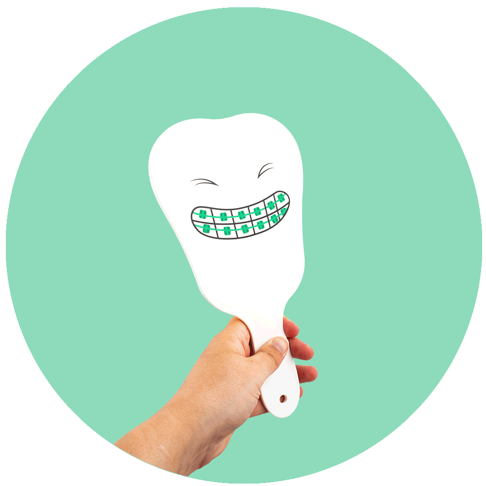 [0905212] ESPEJO MOLAR IRON TEETH Celeste