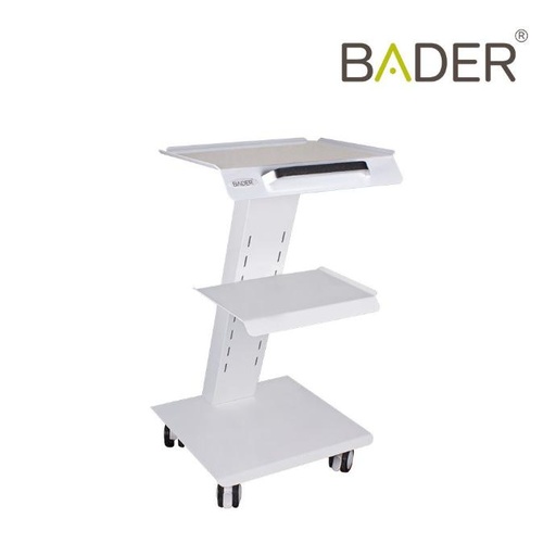 [P10028] MUEBLE RODANTE DENTAL CON DOBLE BANDEJA - MODELO APOLO