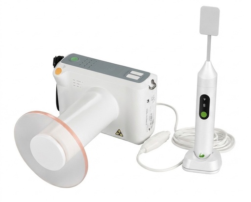 [DR0036] Equipo de Rx Portatil con visor de radiografias + RVG inalámbrico wifi, bluetooth iRay